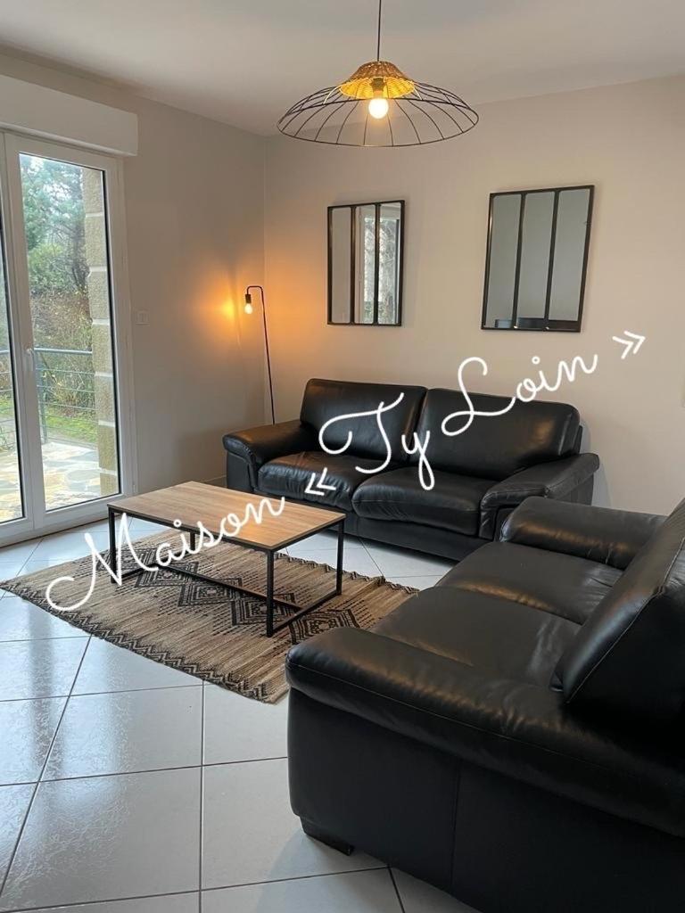 Villa Ty Loin Vue Mer 8 Personnes Logonna-Daoulas Bagian luar foto